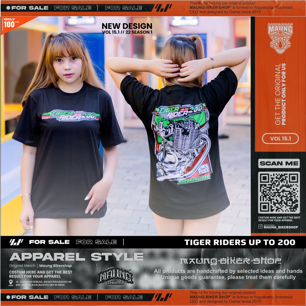 MAUNG_ KAOS TIGER HEREX | KAOS TIGER 2000 KAOS TIGER REVO | KAOS GL 200 | TIGER RIDER UP TO 200