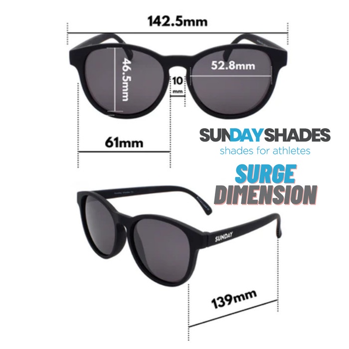 Kacamata Sunday Surge Series Polarized UV400 Original Asian Fit