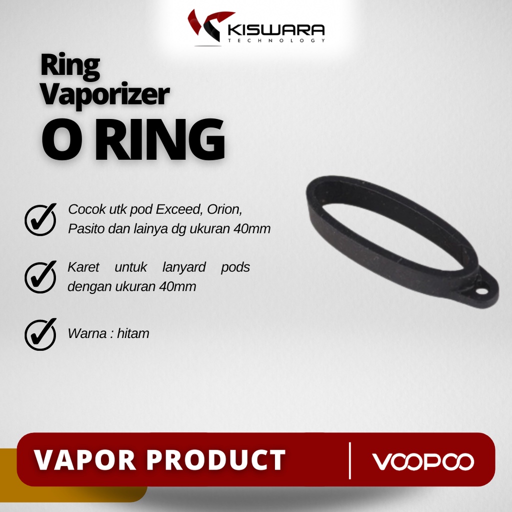 O Ring Karet Lanyard Vape 40mm vape