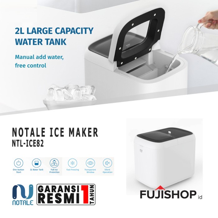 Terlaris Notale Ice Maker Mesin Es Batu Ice Cube Machine Garansi Resmi