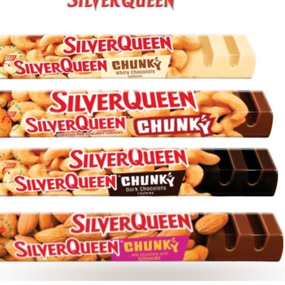 

Grosiran Murah SILVERQUEEN CHUNKY BAR 95 GRAM BESAR COKELAT VALENTINE CEMILAN ANAK CHUNKYBAR COKLAT CASHEW DARK CHOCOLATE WHITE COKLAT ALMOND DELFI 95gr GR GROSIR MURAH KILOAN SNACK MAKANAN RINGAN 