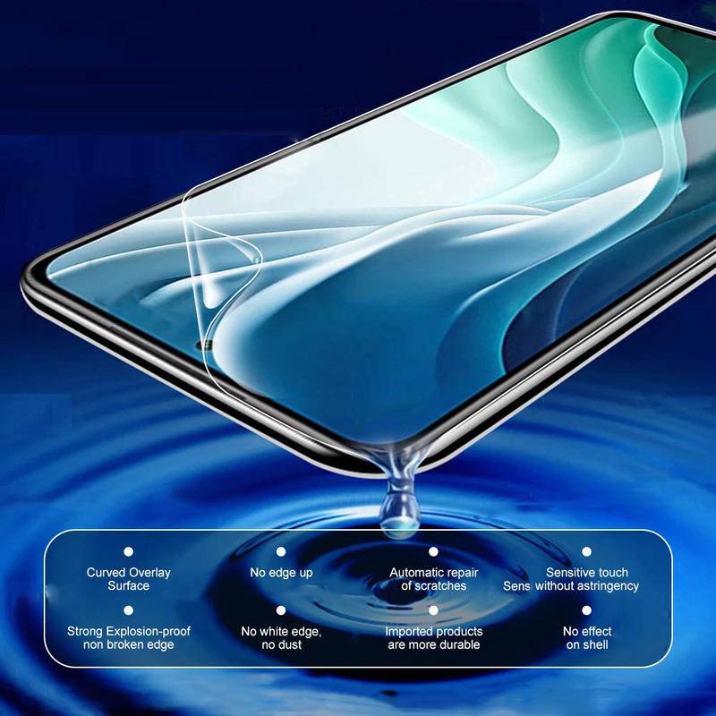 3pcs Water Gel Film Untuk Xiaomi 12T 12 11T 11 10T 10 Pro Lite Ultra 5G NE Hydrogel Film Pelindung Layar