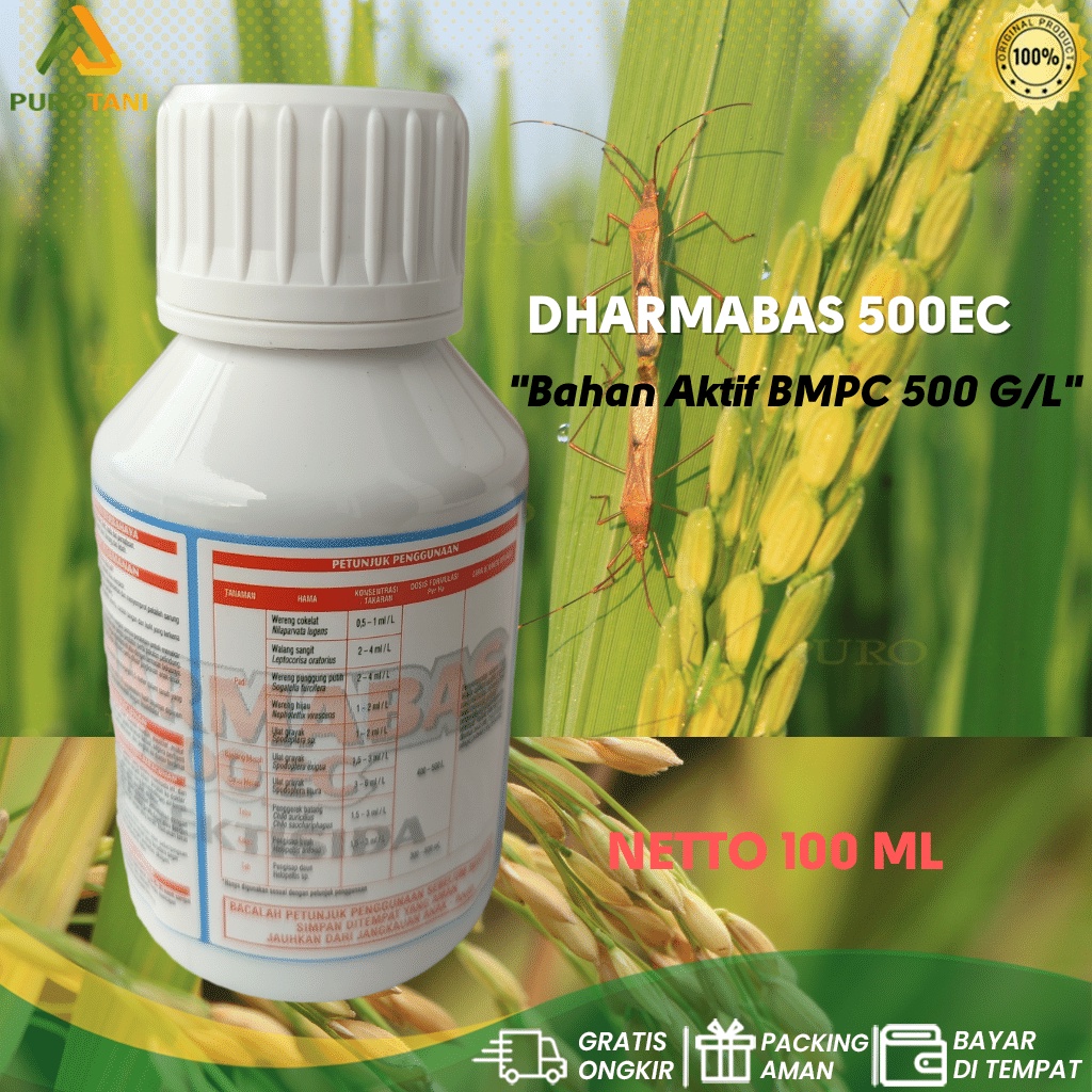 Darmabas Insektisida Pembasmi Hama Dharmabas 500EC 100ml BMPC 500 G/L