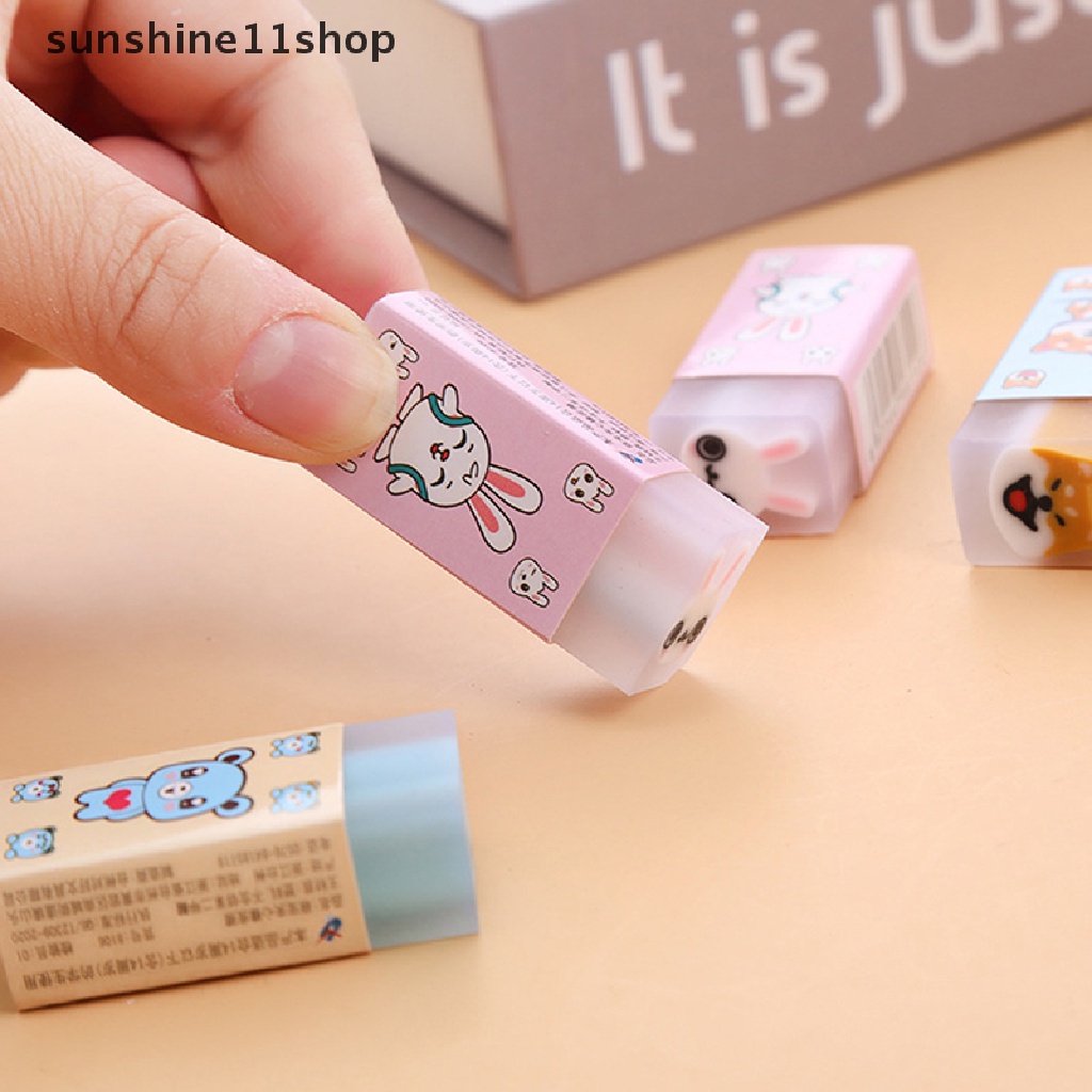 Sho Erasers for kids eraser stationary kawaii Alat Tulis Perlengkapan Alat Tulis Perlengkapan Sekolah Sekolah Sekolah N