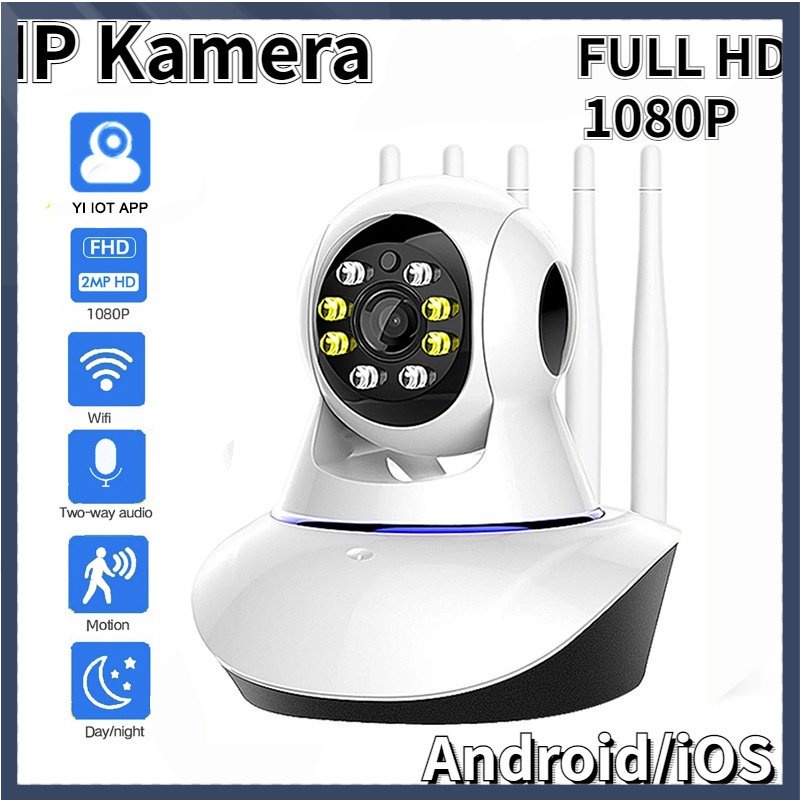 【COD】 IP Camera CCTV Wireless 5 Antena/CCTV Kamera/ CCTV Kamera Wireles HD 1080P/Smart Baby Camera/Baby Cam Kamera Wifi