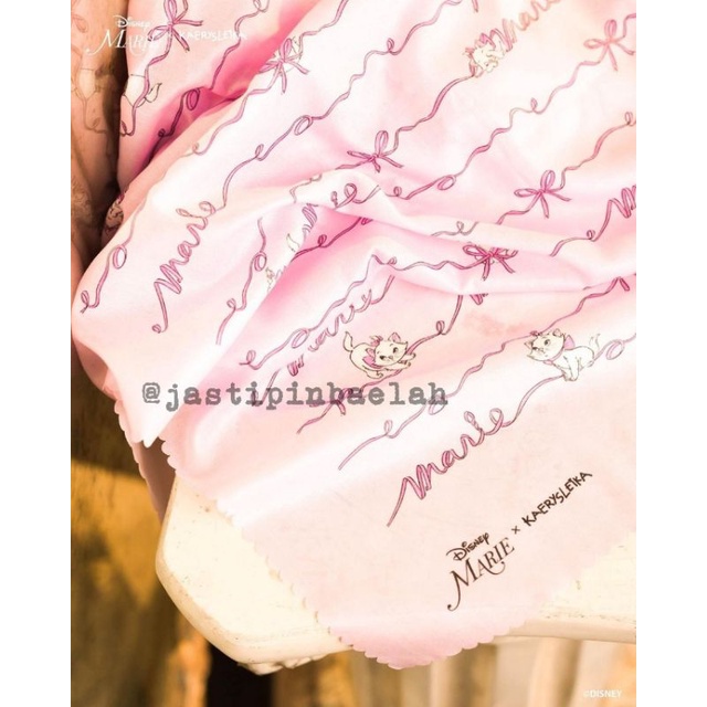 [PELUNASAN] Kaerysleika X Disney Marie : Duchess Scarf Blush