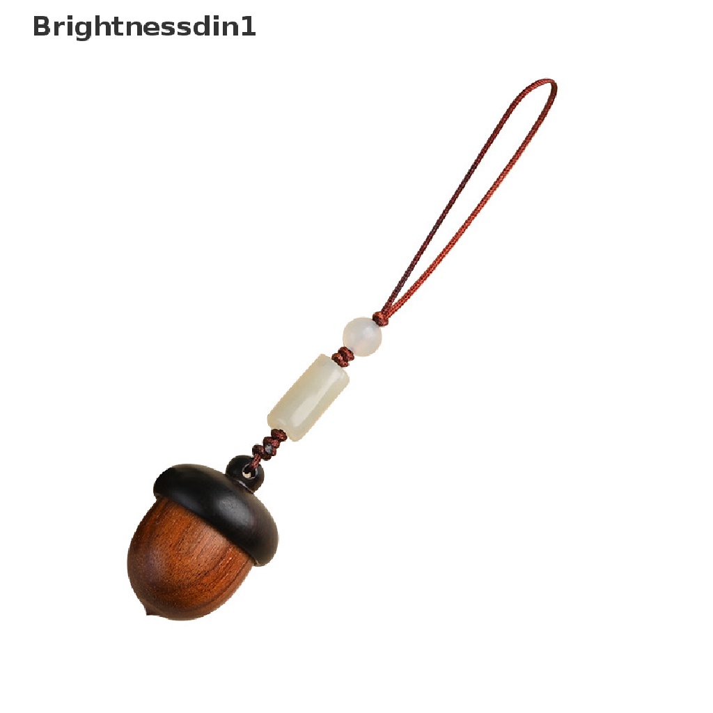 [Brightnessdin1] Sandal Kerucut Pinus Gantungan Kunci Liontin Ponsel Rantai Kalung Perhiasan Butik