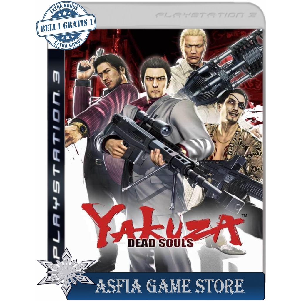 YAKUZA DEAD SOULS DVD Kaset Game PS3 PKG CFW HEN MULTIMAN