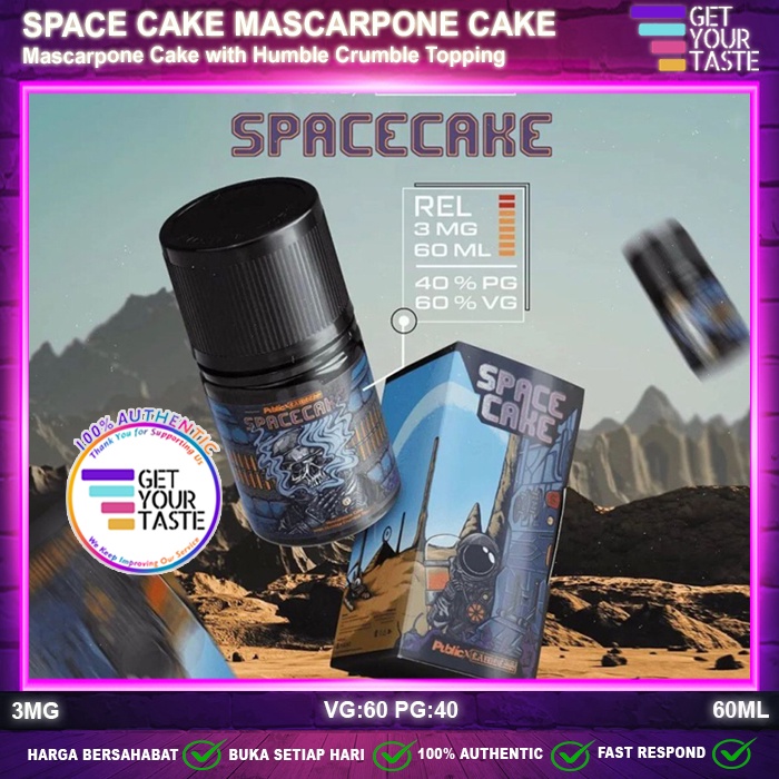 Liquid Space Cake Mascarpone Cake 60ML by Lawless x Public