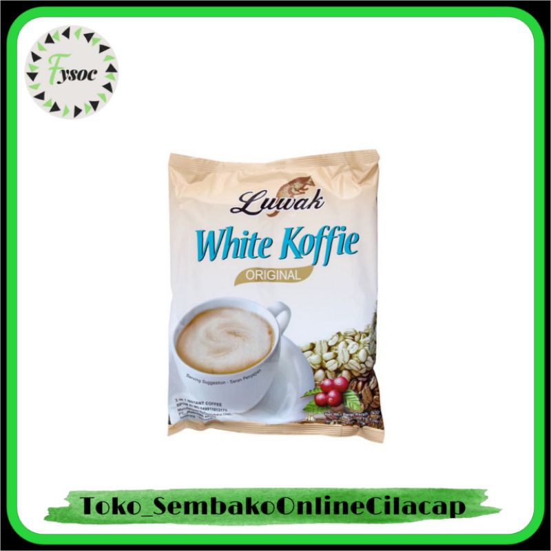 

KOPI LUWAK WHITE COFFE 20GR