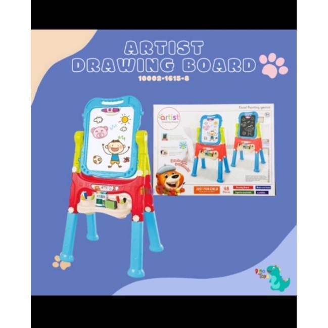 

Mainan Anak Papan Tulis Artist Drawing Board Papan Belajar Edukasi