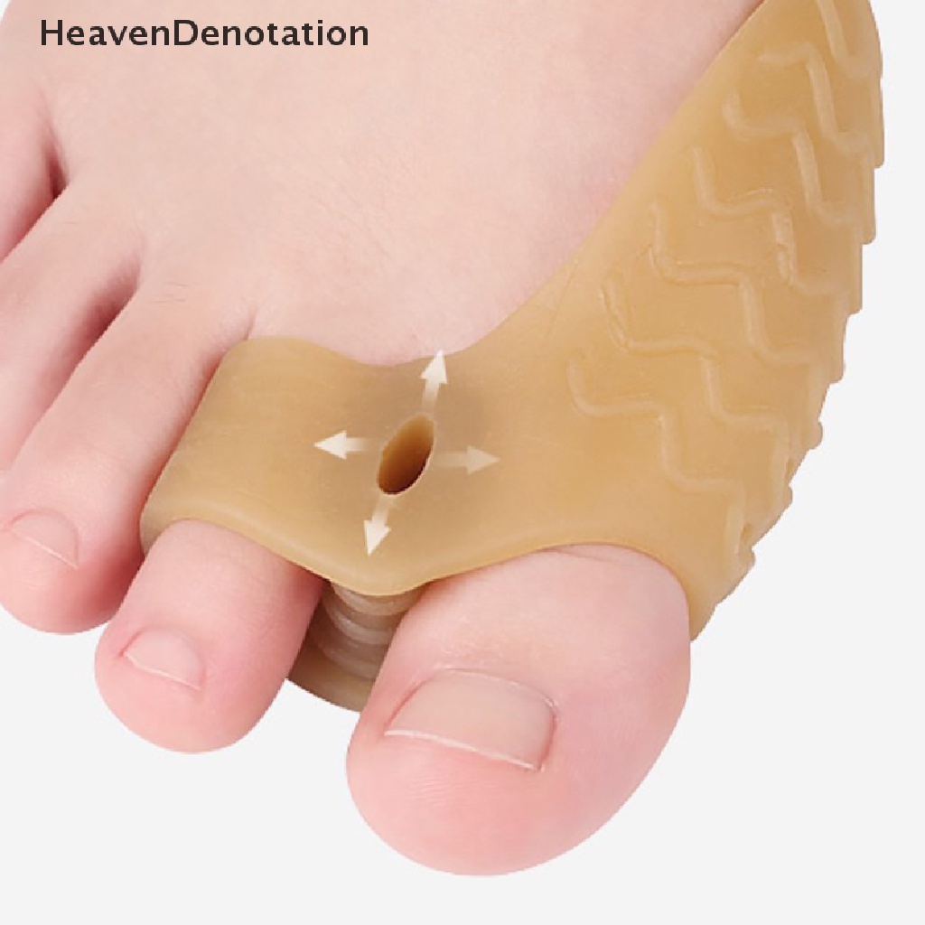 [HeavenDenotation] Big Toe Catokan Jempol Valgus Pelindung Kaki Silikon Bantalan Pereda Nyeri Kaki HDV