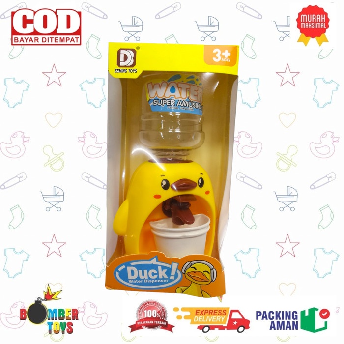 IMPORT MAINAN ANAK DISPENSER MINI GALON BEBEK UNIK BEBEK MINUM AIR FOUNTAIN