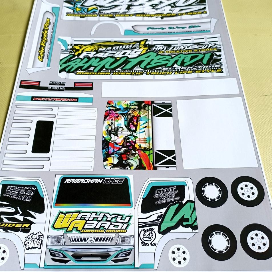 Paling Menarik Stiker Miniatur Truk Oleng 30cm Terbaru ()