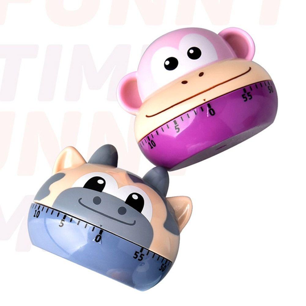 Timer Mekanik Nanas Novelty Cute Animal Kitchen Timer Makanan