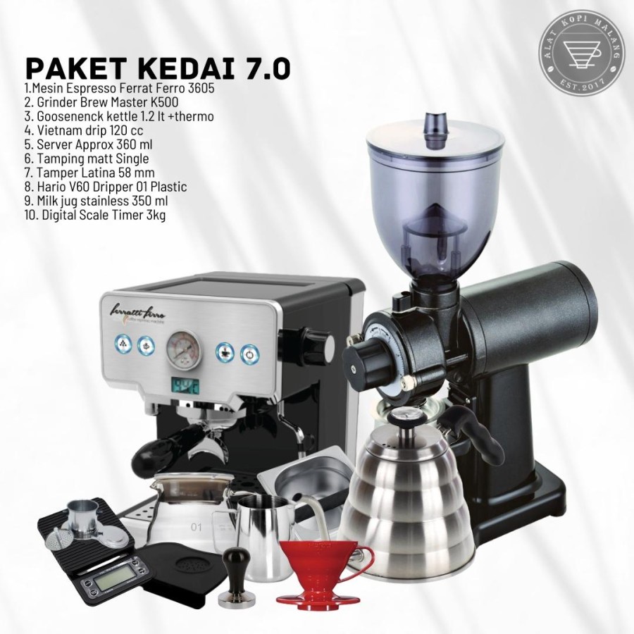 

Paket Usaha Cafe/ Paket Coffee Shop Pemula /Paket kedai 7.0