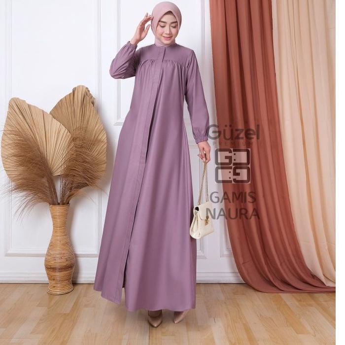 ✲ Gamis Naura Ori Guzel Kualitas Premium ✬