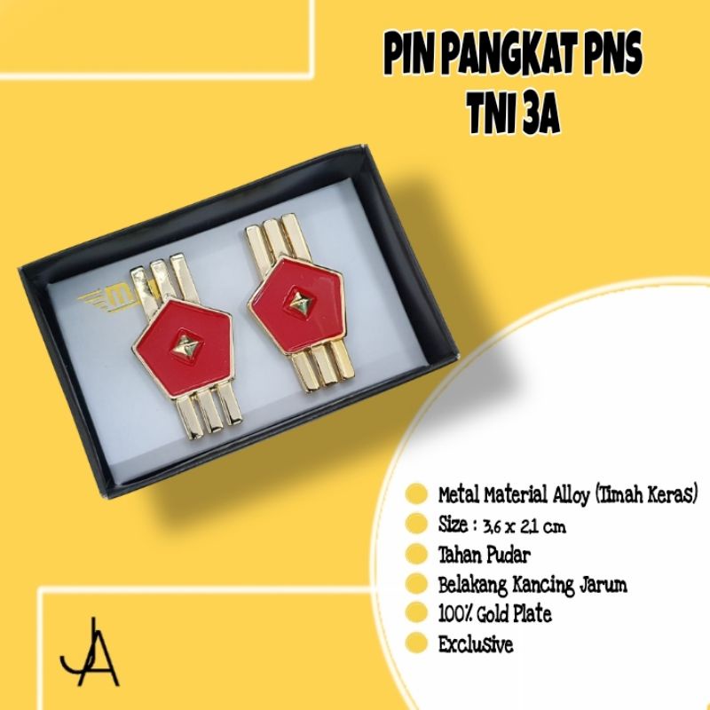 PIN PANGKAT PNS TNI 3A BREVET PANGKAT PNS TNI 3A BRIVET