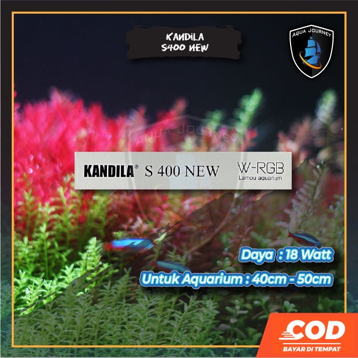 Kandila S400 New Series S400RGB S-400 WRGB Lampu Aquascape - LED Aquarium