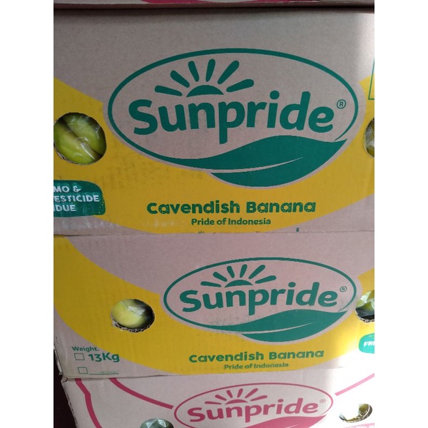 

Pisang Sunpride 1 dus /13 kg (sisir)