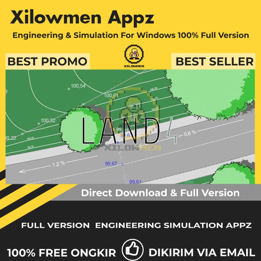 [Full Version] Land4 for Archicad v23/v24/v25 Pro Engineering Software Lifetime Win OS