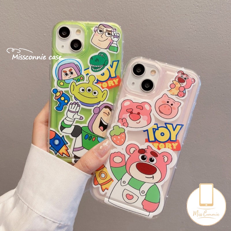 Case Airbag Beruang Strawberry Lucu Manyo Untuk Samsung A13 A04s A34 A54 A22 A14 A21s A10s A20s A12 A04 A50 A04E A02s A03 A30s A50s A30 A20 A32 A52 A11 A23 A03s A52s Buzz Lightyear Case