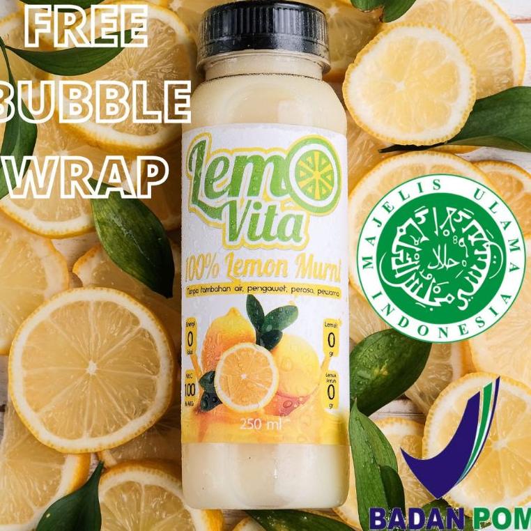 

N88 [READY STOCK] Lemovita Fresh Sari Lemon Murah 250ml BPOM Lemon vita BIG DISKON ↷