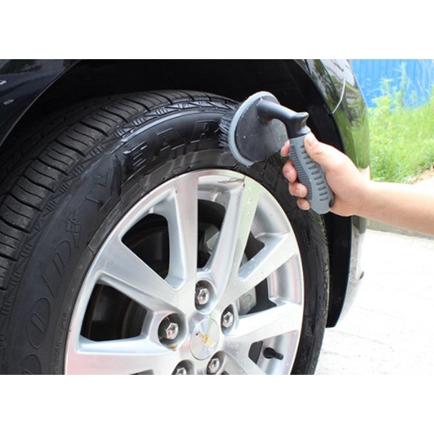 Sikat Pembersih Roda Ban Velg Mobil Motor Huruf T Wheel Brush Cleaning Khusus Car Tire Detailing