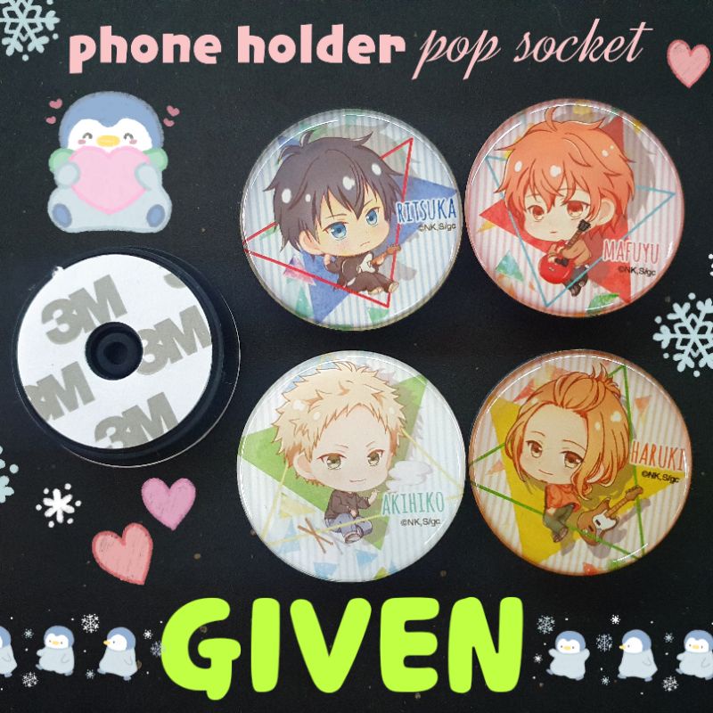 pop socket/griptok/phone holder anime/manga Given