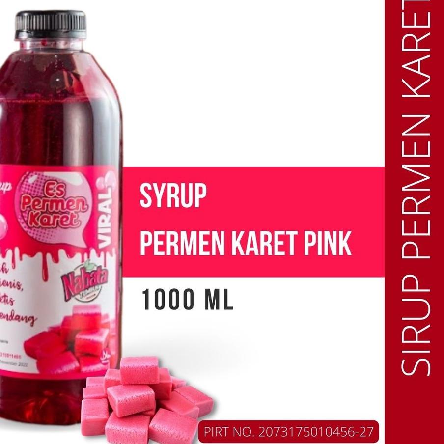 

☈ Sirup Permen Karet 1 Liter / Bubble Gum Syrup 1000 ml ➲