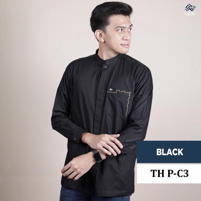 Qori Apparel Baju Koko Casual Tahsin (Lengan Panjang)