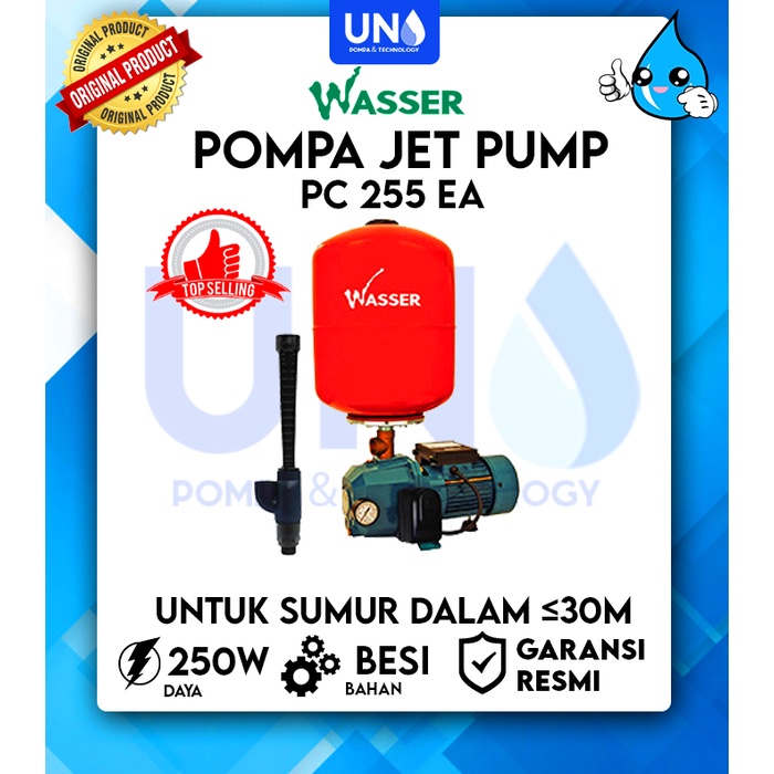 Pompa air Wasser PC 255 EA (tanpa tabung)