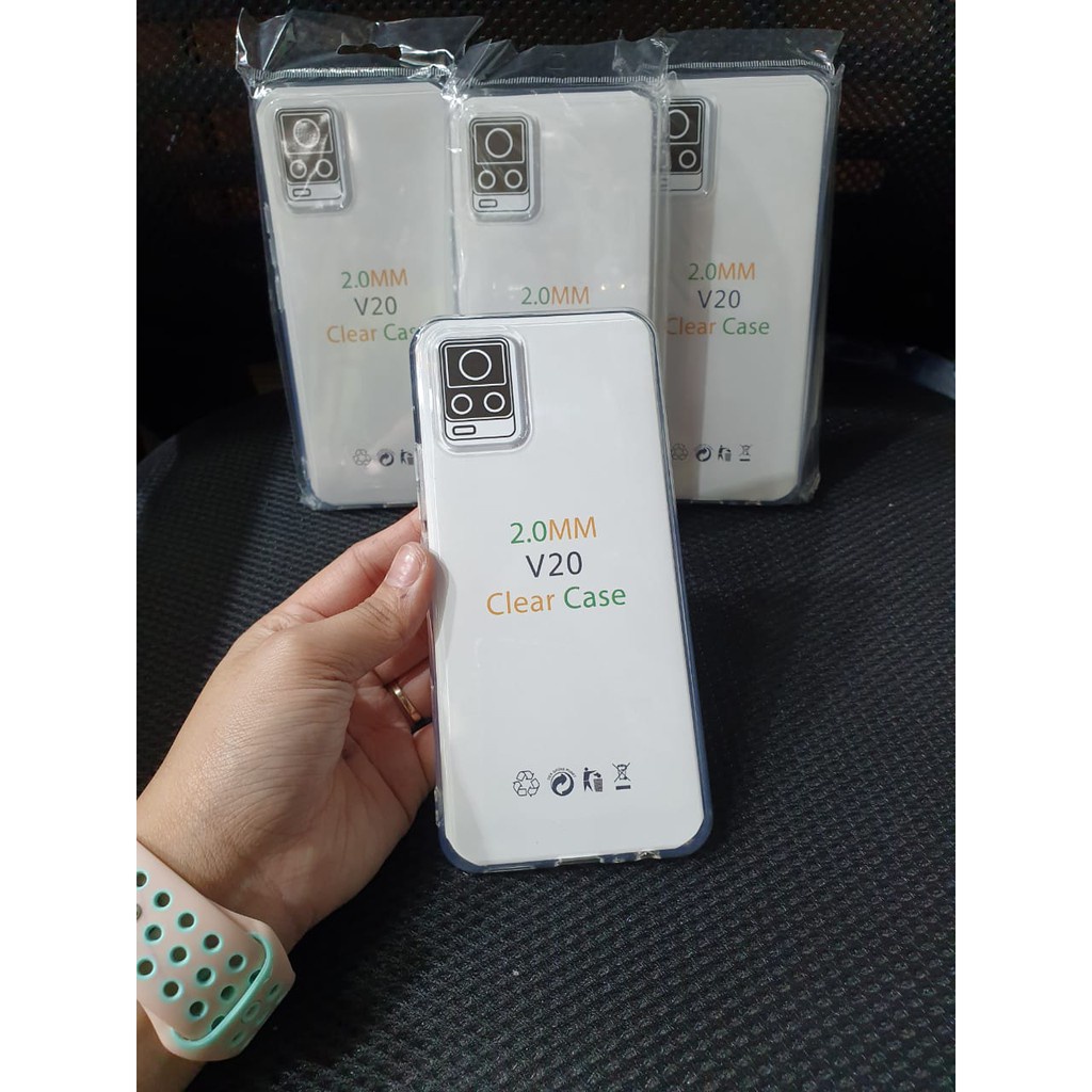 CASE COVER C/C- casing BENING TRANSPARAN Softcase For VIVO V15 V15 PRO V17 V19 V20 V20SE V21 V23 V23E Clearcase HD TPU Transparan Silikon Tebel Bening