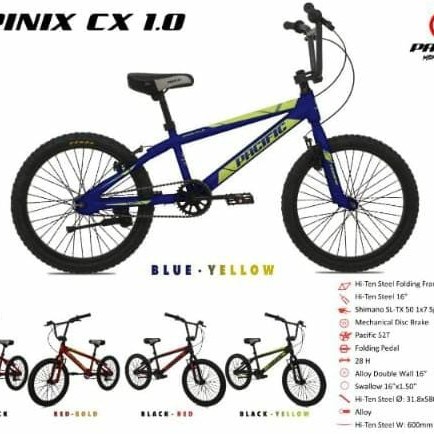 Sepeda Bmx 20 Pacific Spinix Cx1.0 New #Original