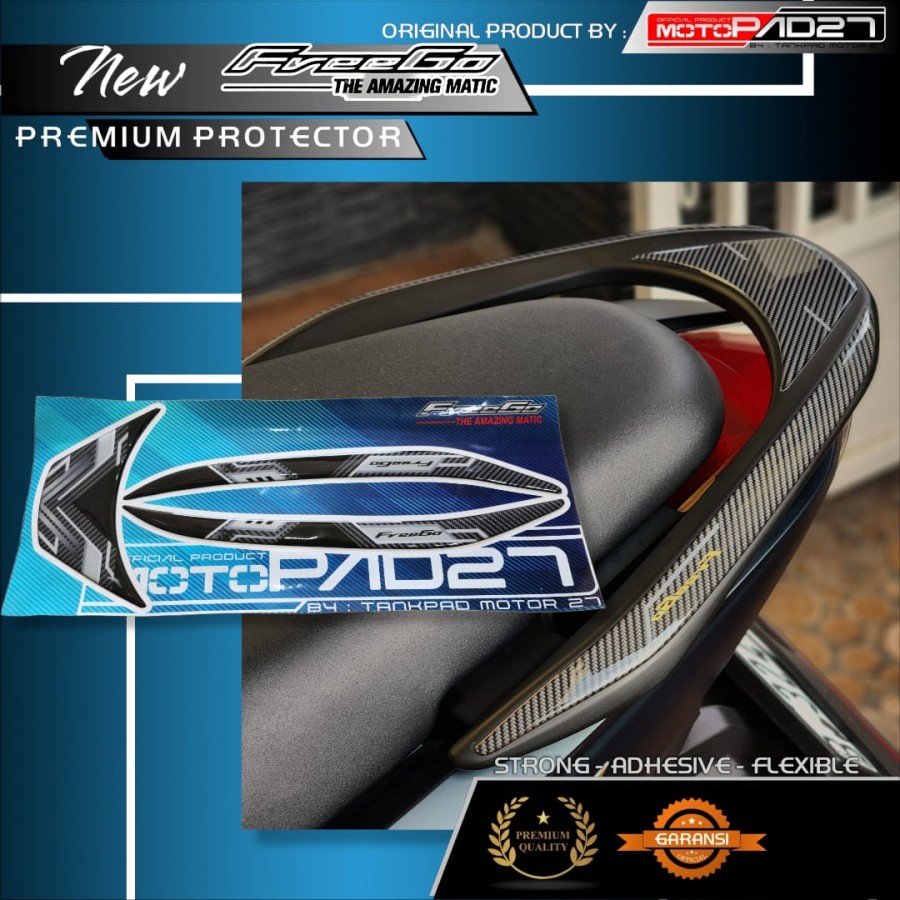 stiker motor stiker behel FREEGO MIO GEAR resin motopad27