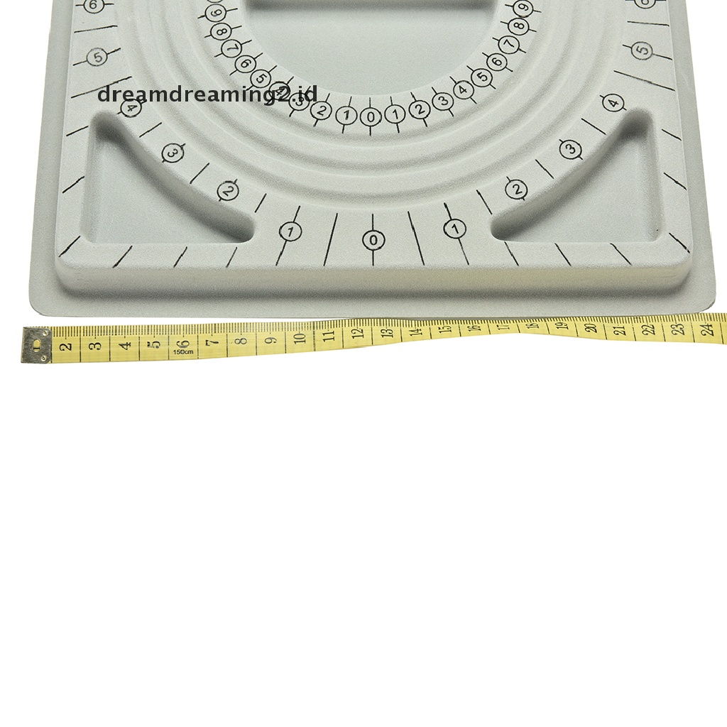 (dream) Flocked Bead Board String Alat Kerajinan Manik-Manik Desain Perhiasan Organiser Tray 3C.