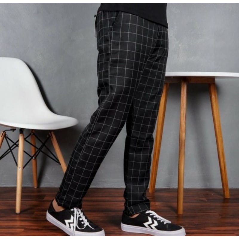CELANA PANJANG TARTAN PRIA TARTAN PANTS CELANA TARTAN PRIA CELANA MOTIF KOTAK-KOTAK TARTAN PRIA