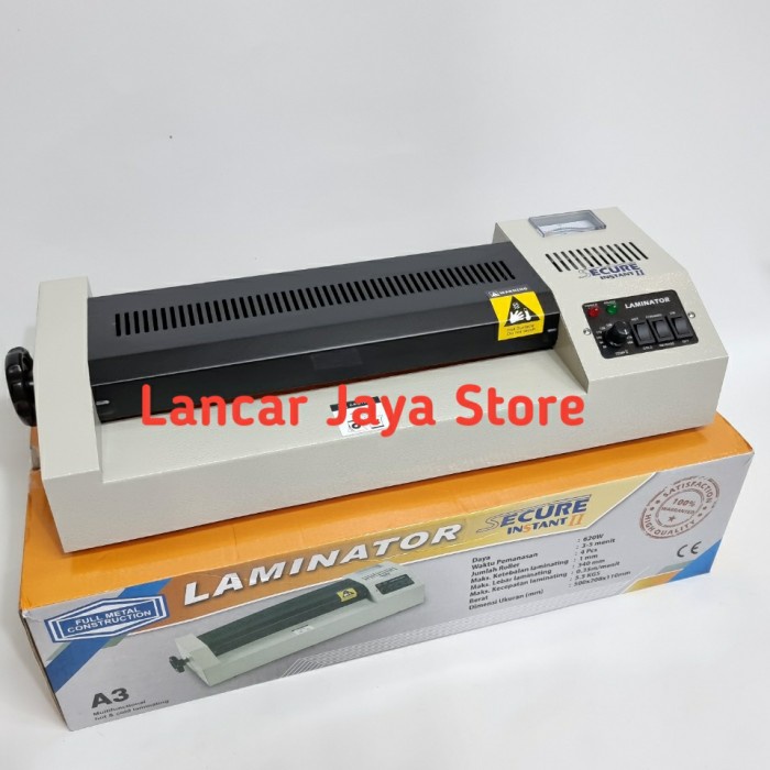 

[[JNT COD]] Mesin Laminating Secure Instant II A3 Laminator Secure Instant II