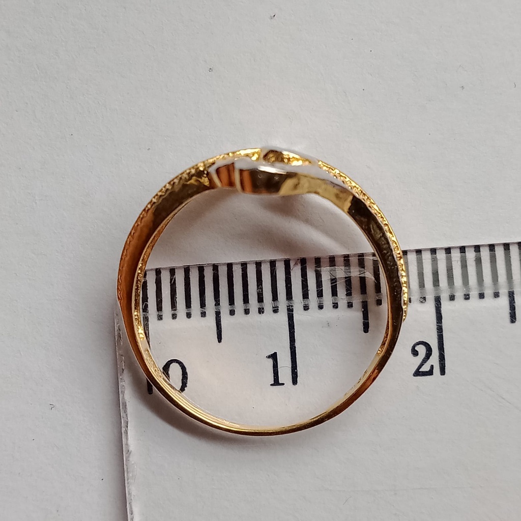 Cincin emas 17k - 2.2 gr kadar 750 - 4165