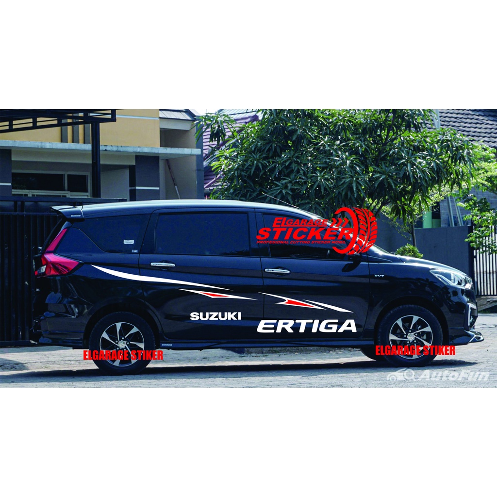 Stiker mobil suzuki ertiga cutting stiker striping body mobil ertiga stiker body samping mobil ertig