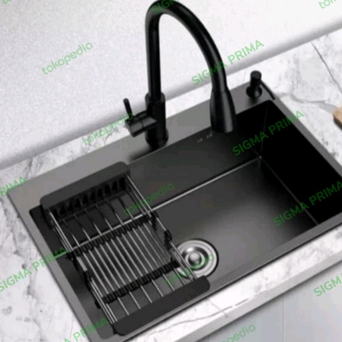 Terlaris Sink Hitam Inobe 6045 Kitchen Sink Stainless Hitam 6045 Inobe