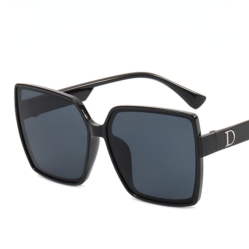 Kacamata Hitam Frame Persegi Kacamata Hitam Fashion Shades Untuk Wanita Pria