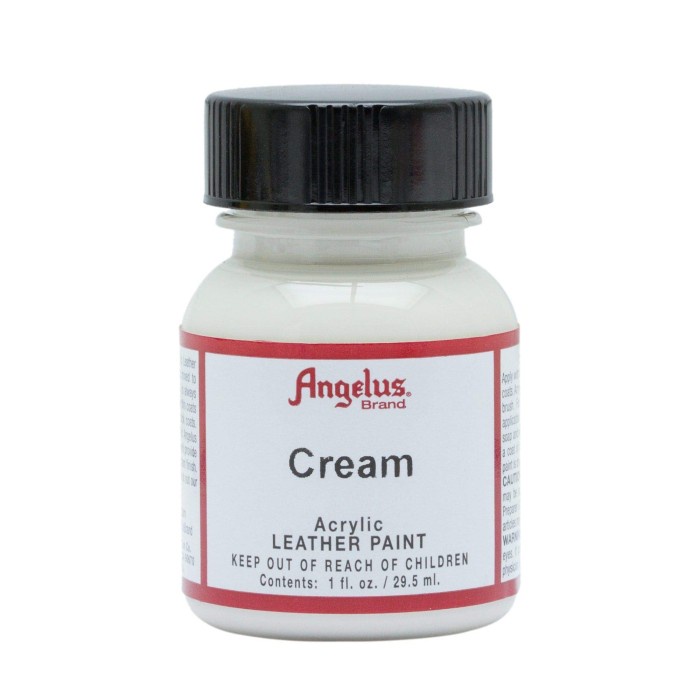 

Angelus Cream Acrylic Leather Paint Cat Bahan Kulit 1 Oz 29Ml Usa