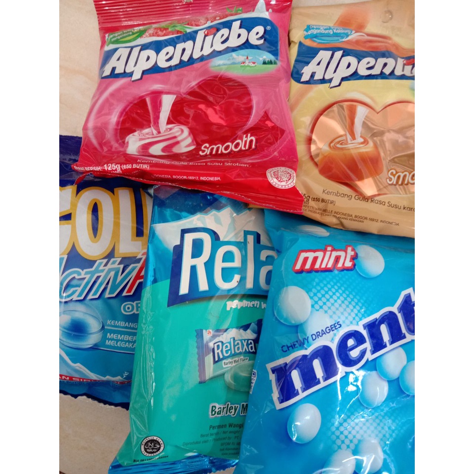 

[MT] PERMEN MENTOS BUAH SACK / MENTOS MINT/ALPENLIEBE/GOLIA 50 BUTIR