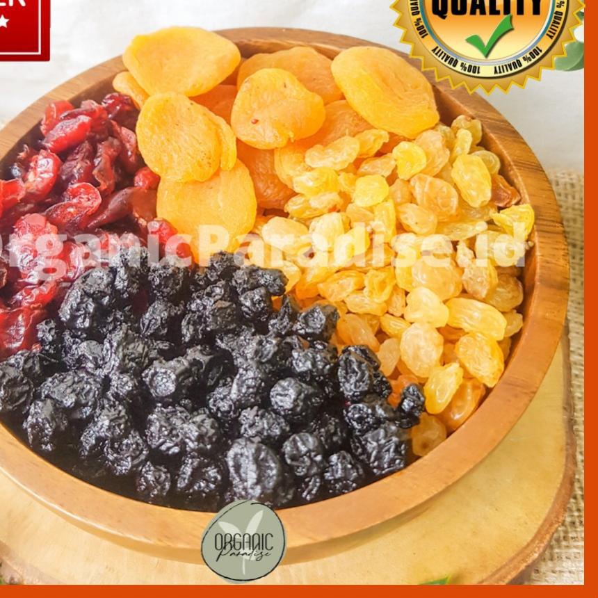 

✲ Buah Kering Campur 500 gram Premium / Mix Dried Fruit 500 gr Premium Quality ✧