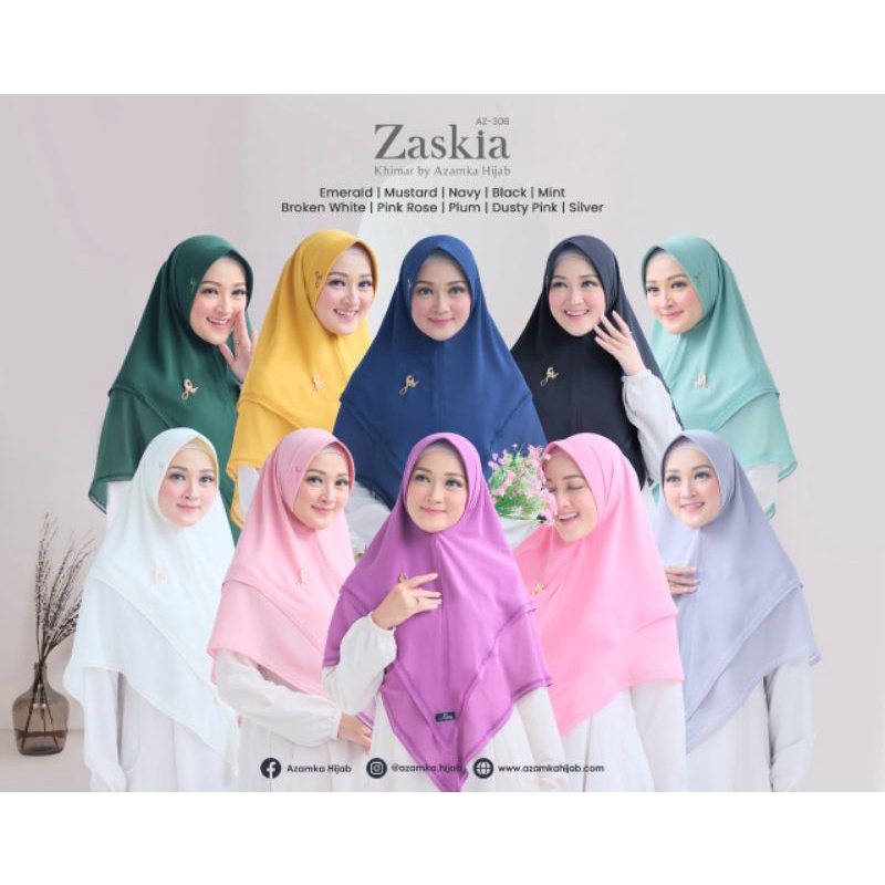 KHIMAR ZAZKIA AZAMKA//KHIMAR TERBARU// KHIMAR AZAMKA