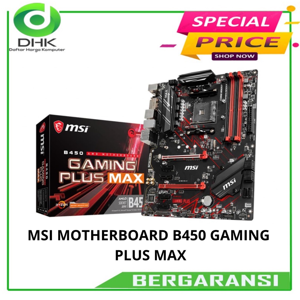 MOTHERBOARD MSI B450 GAMING PLUS MAX