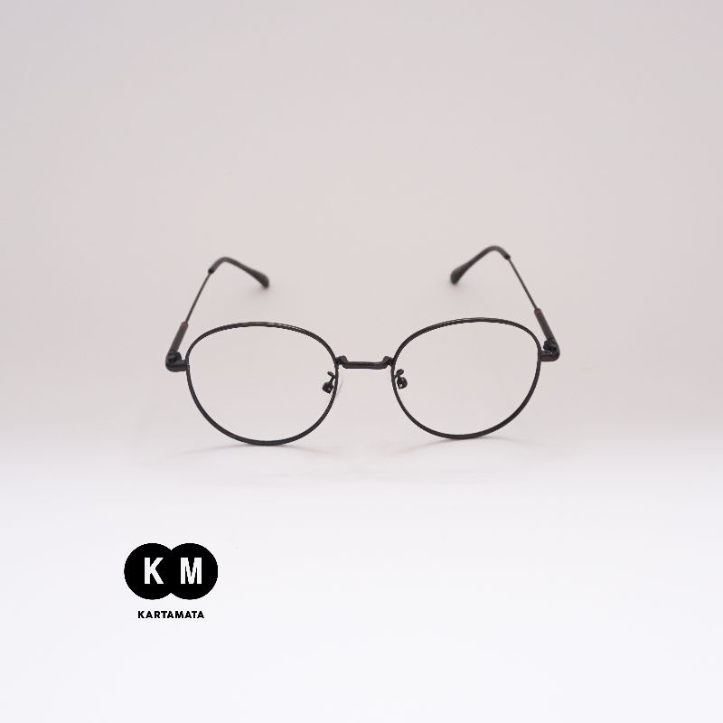 Frame kacamata bulat kekinian fashion pria wanita