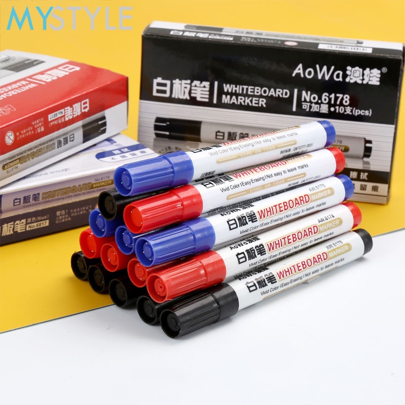 HAPPY TIME AW6178 SPIDOL WHITEBOARD MARKER SPIDOL PAPAN TULIS SPIDOL BERBAGAI WARNA