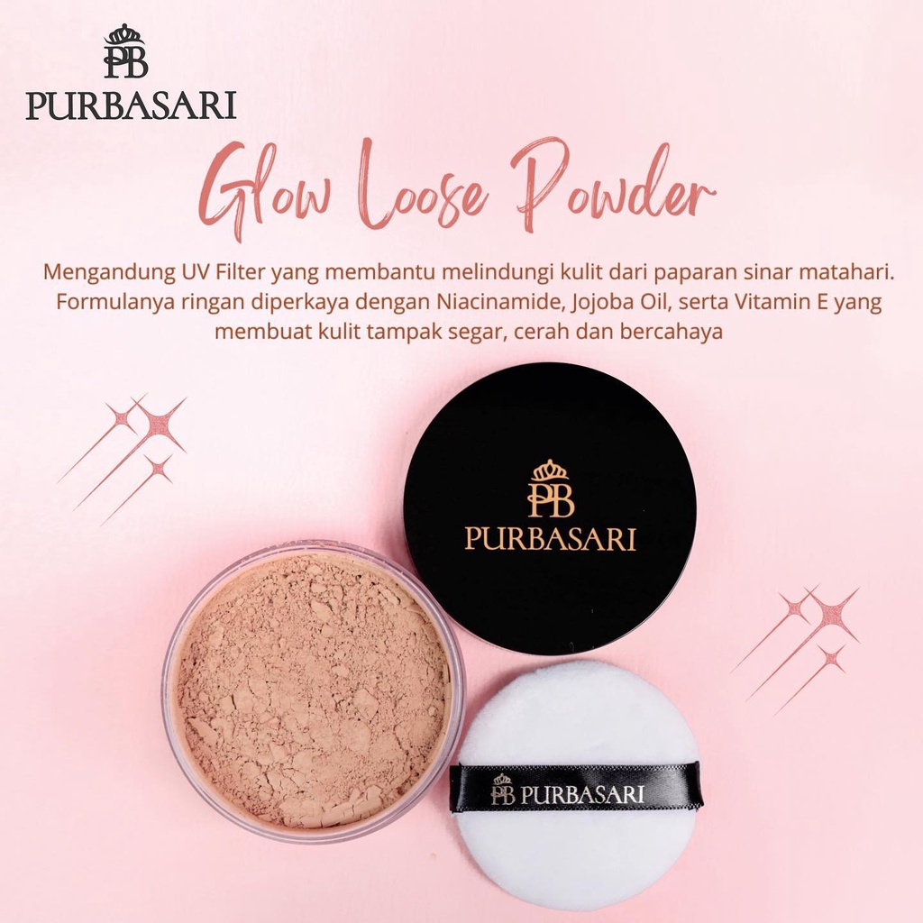 ❤ MEMEY ❤ PURBASARI Glow Loose Powder 15g